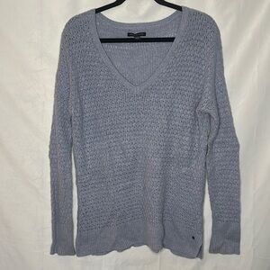 AMERICAN EAGLE PURPLE KNIT SWEATER (M)